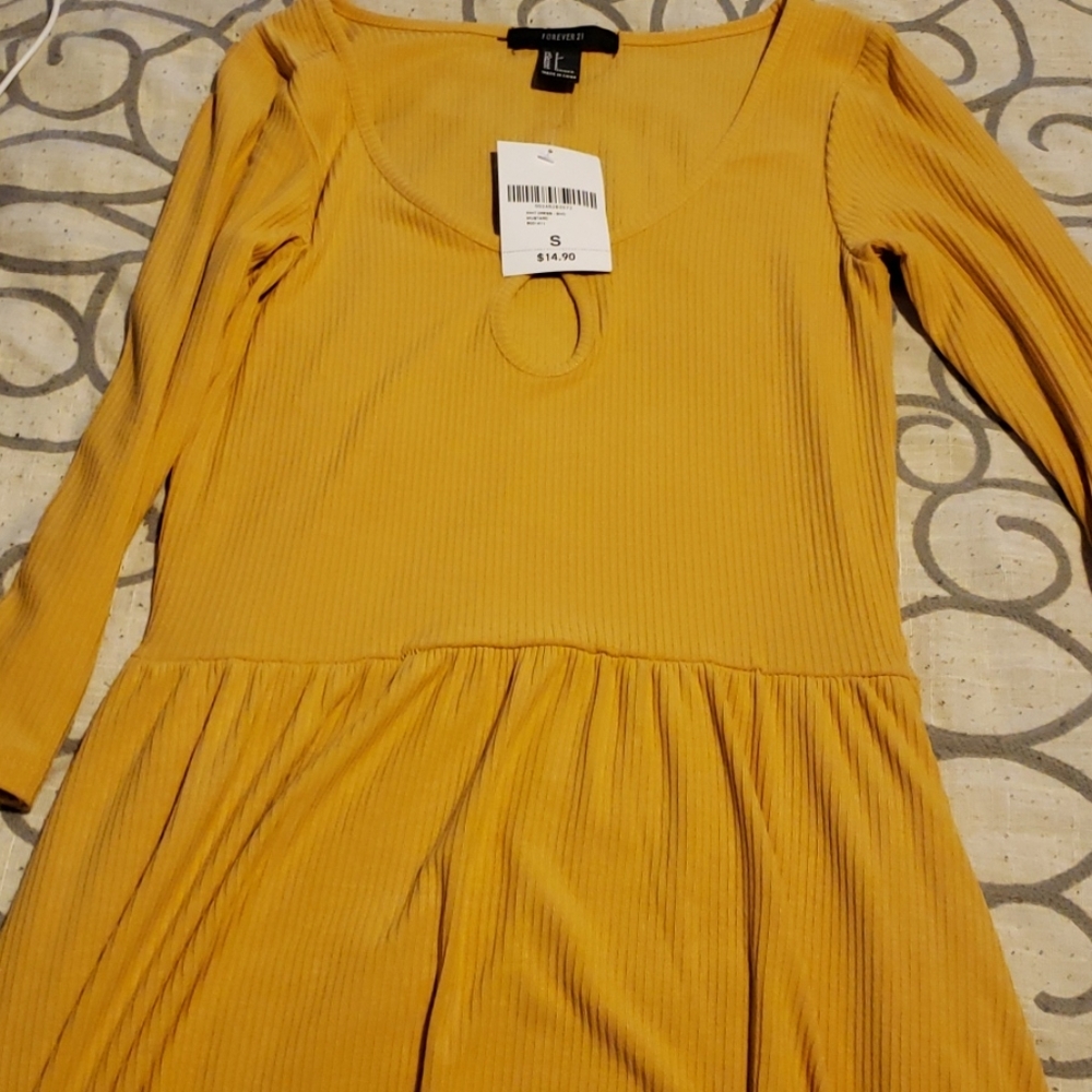 Mustard dress